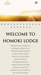 Mobile Screenshot of homokilodge.com